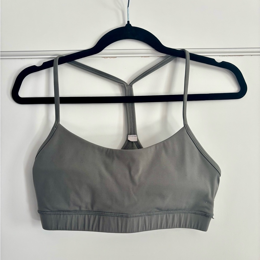 Gray Women's Sports Bra